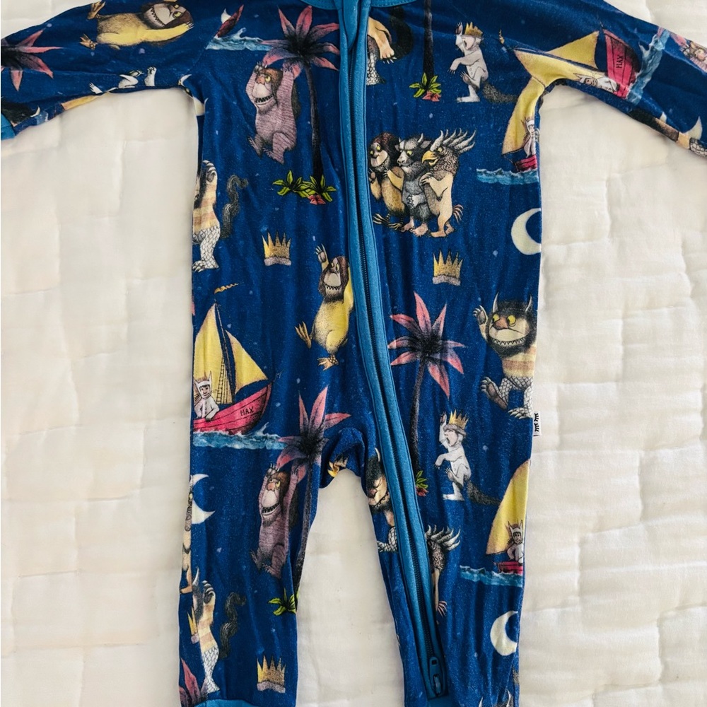 Little Sleepies Blue Footies Pajamas